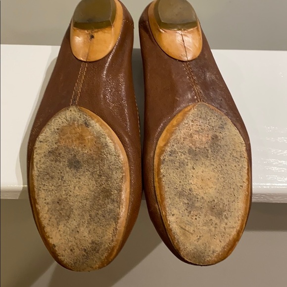 Chloe camel brown ballet flats - Picture 5 of 7